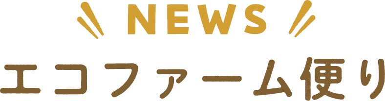 NEWS エコファーム便り